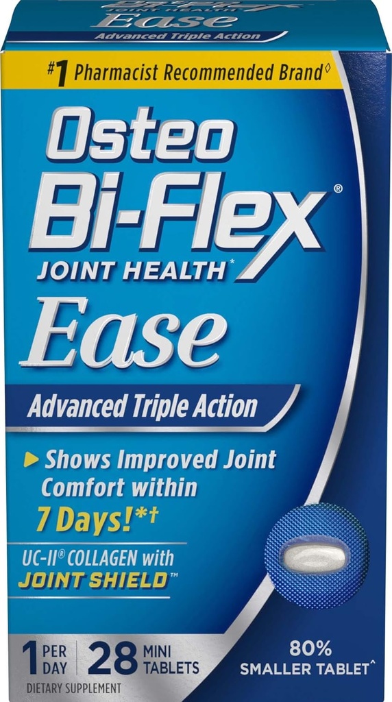 Osteo BiFlex One per päivä, Joint Health Ease, Advanced Triple Action, 28 Mini tablettia
