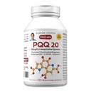 ANDREW LESSMAN PQQ 20mg - 30 kapselia - 20mg Pyrrolokinolkinoliini kinone, luonnollinen suojayhdiste tukee elintoimintoja, sydän, aivot, maksa, immuunijärjestelmä. Mitokondriobiogeneesi, ei lisäaineita
