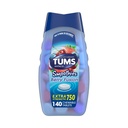 TUMS Antacid Smoothies Berry Fusion Extra Strength 750, Smooth Dissolve - 140 Tabletter