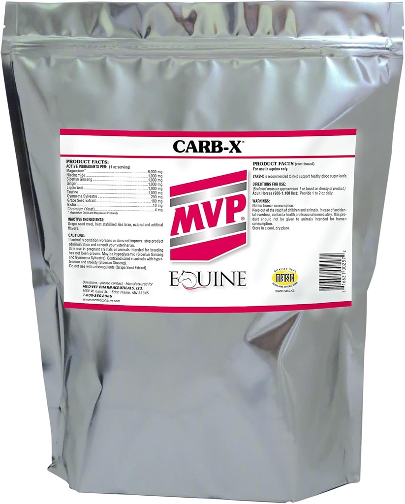 Med-Vet Pharmaceuticals Carb-X (10lb) Glukos Metabolism Support
