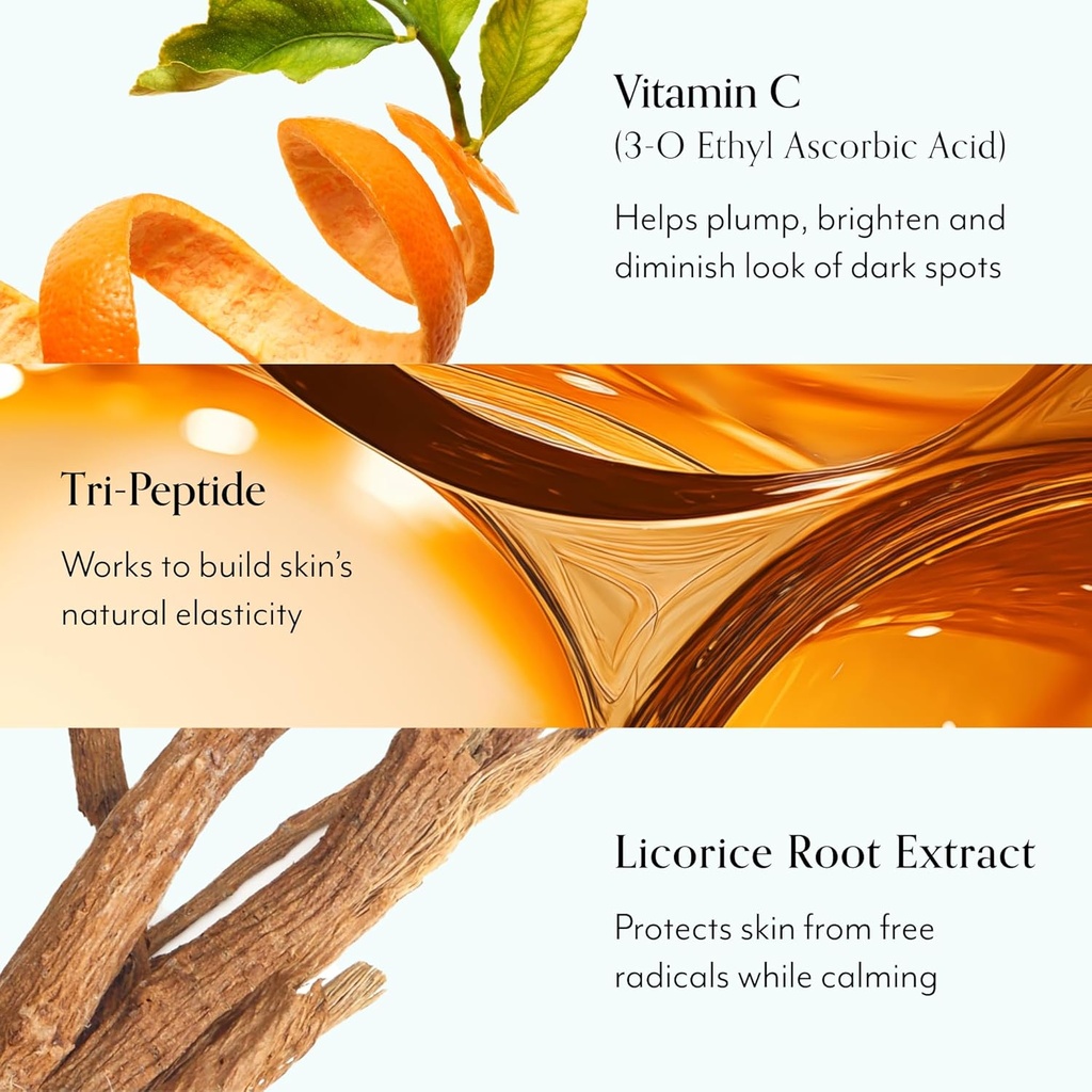 Bliss Bright Idea Vitamin C Serum & Eye Cream Duo - Brightening och Hydrating - Anti-aging Serum, Reducerar Fina Lines - Ren, Vegan & Cruelty-Free
