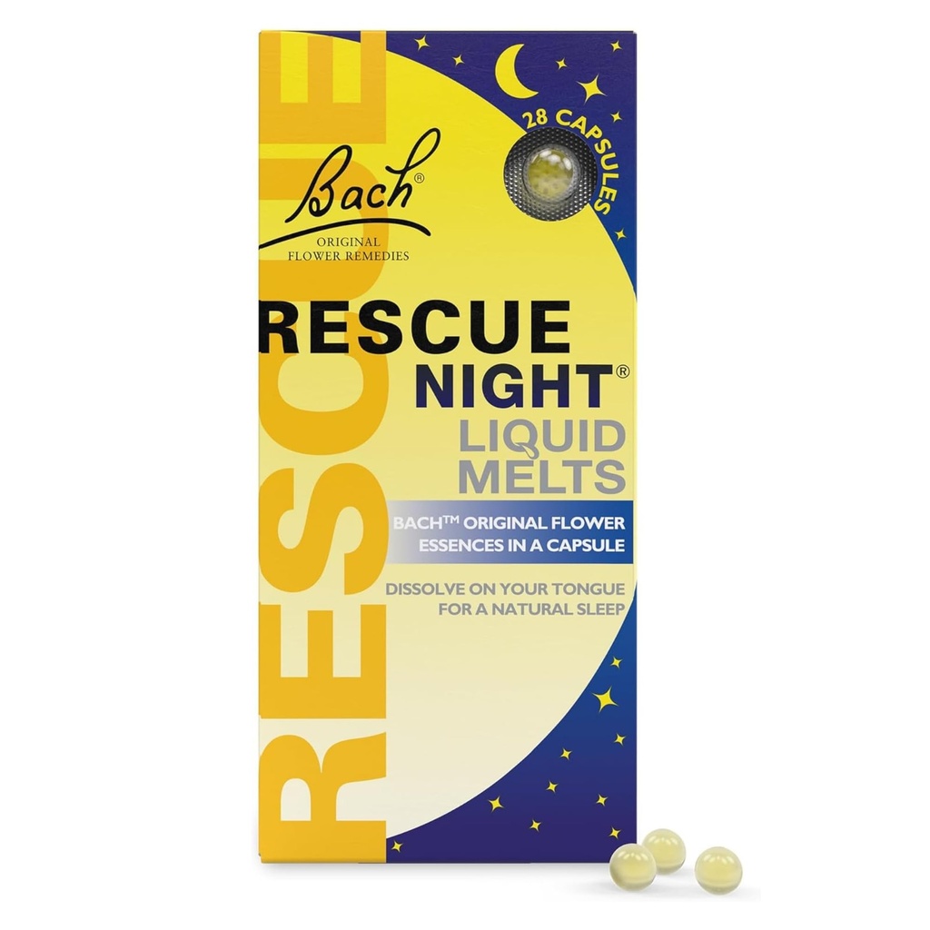 Bach RESCUE Sleep Liquid Sulat, Natural Orange Vanilla Flavor, Natural Uniapu, Stressiapu, Homeopaattinen Flower Essence, vapaa melatoniini, Gluteeni ja sokeri, ei-alkoholi, ei-narkoottinen, 28ct.