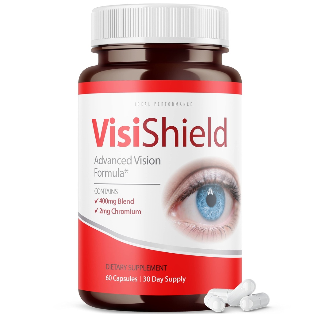 IDEAL SUORITUSKYKY Visisihield Advanced Vision Formula silmät täydentää pillereitä vitamiinit (60 kapselia)