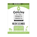 GoLive Probiootit aikuisille ja lapsille, meloni ja kurkku, 10ct- Probiootit aikuisille ja lapsille, prebioottikuitua Gut and digestiivinen terveys, suositellut lääkärit ja Dieitians