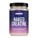 NAKED Kreatin - Strawberry smaksatt kreatinmonohydrat - Verklig jordgubbspulver, inga tillsatser, muskeltillväxt, Vegan, icke-GMO, Glutenfri, sojafri - 45 portioner