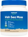 Nutricost Organic Irish Moss Powder (1 LB) - Gluteeniton, Ei-GMO, Kasvisruoka Ystävällinen