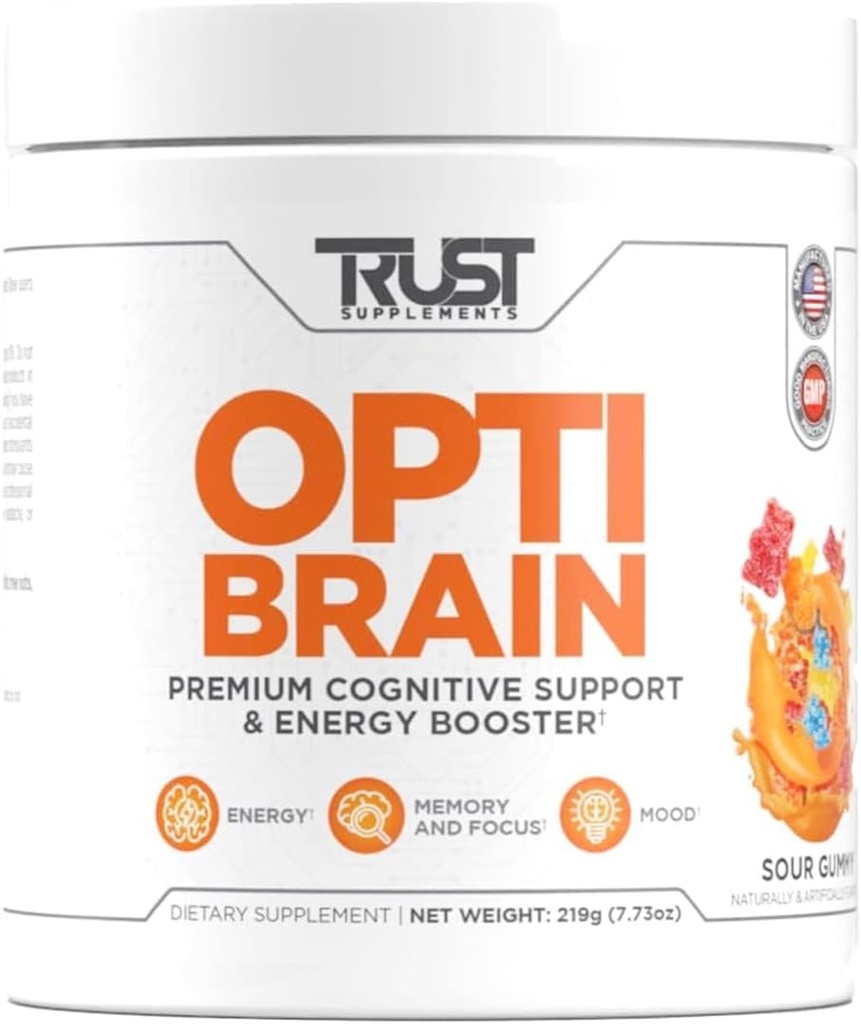 Opti Brain - Paranna muistia ja keskittyä, Nootropics Brain Support for Energy, Brain Booster for Health with Energy and Focus - Premium Energy Enhancers (30 palvelinta)
