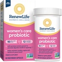 Renew Life Women's Probiotic Capsules, stöder pH Balance for Women, Vaginal, Urinary, Digestive and Immune Health, L. Rhamnosus GG, Dairy, Soy and Gluten-Free, 90 Billion CFU - 60 Ct