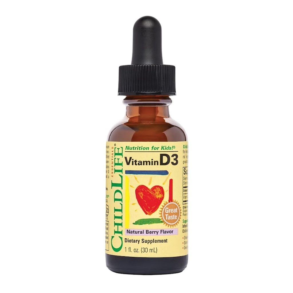 ChildLife Essentials - D3-vitamiinin sekoitettu Berry 1 oz [Terveys ja kauneus]