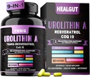 Liposomal Urolithin A Plus -kapselit-1200 mg, jatkuva ihosolut Terveyttä ja anti-aging, Organic Plant Extract lisäravinteet naisille ja miehille,180 kapselia- 60 tarjoilu