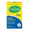 Culturelle Health & Wellness Daily Probiotic Supplement for Men & Women, auttaa tukemaan immuunijärjestelmääsi, satunnaisia ripulia, kaasua ja turvotusta, 15 miljardia PMY, ei-GMO, 30