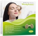 WoodyKnows 3 Allerscreen Nasal Suodattimet 12 paria korvaavat suodattimet, malli 2024, Kausi-ja pöly Allergies tuki (suuri, 3 Suodattimet+12 Korvaukset)