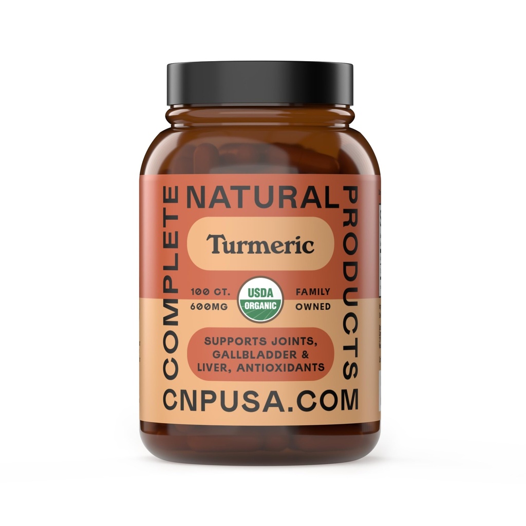 Luomukurkumalliset kapselit - Raw & Pure Curcumin Root Powder Supplement, 100 kapselia 600 mg, sappirakko, maksa ja tuki