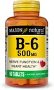 MASON LUONNOLLINEN B6-vitamiini, 500 mg, 60 tablettia