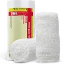 Ever Ready First Aid Sterile Krinkle Kerlix Tyyppi 4 1/2" x 4,1 Yds, Latex Free, 6 PLY, Gauze Bandage Roll - 12 Count