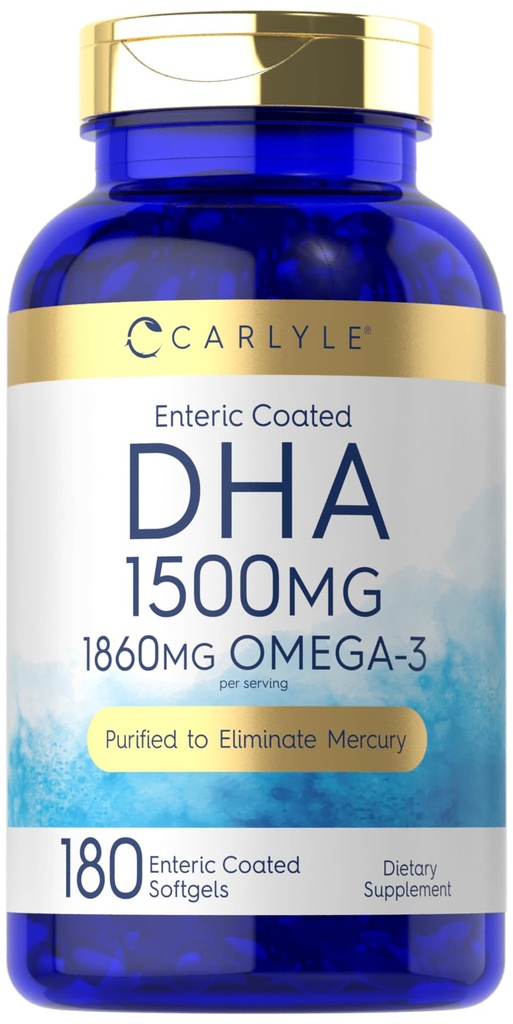 Carlyle DHA Supplement 1500 mg ... 180 Softgels...