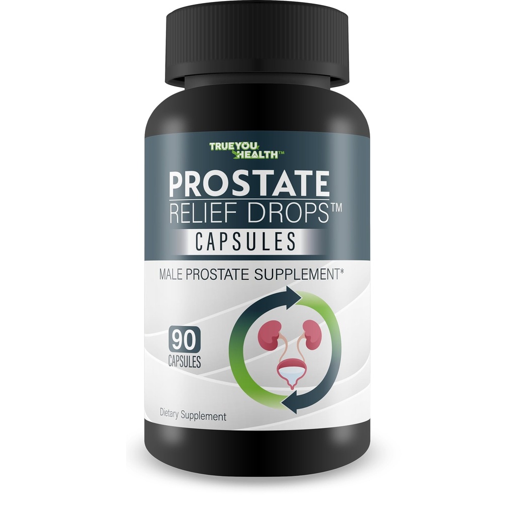 Prostata Relief Drops Capsules - Natural Prostate Supplement för Män - Våra bästa Prostate Supplements för Män - Vår Bästa Prostata Hälsotillägg - Våra Bästa Prostata Kosttillskott för Män över 50 & 60