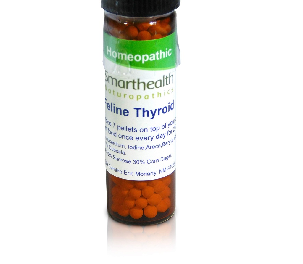 Feline Thyroid. Alla sköldkörtelproblem. Homeopatisk naturlig formel.