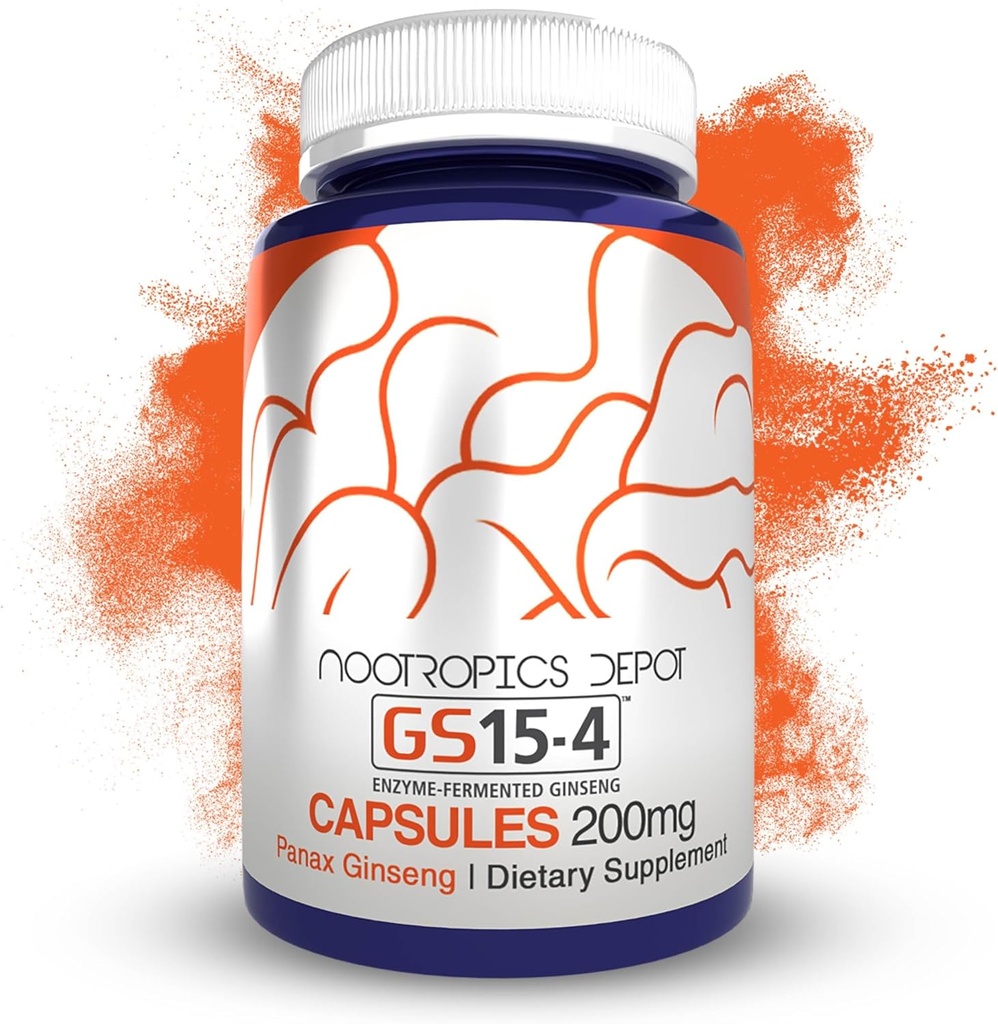 Nootropics Depot GS15-4 Panax Ginseng Extract kapselit 
