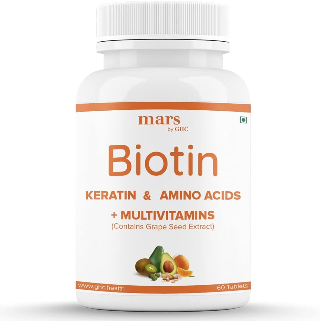 Geneerinen vahvempi ja tikkupartan kasvu, A-vitamiini, E-vitamiini, B7-vitamiini, Keratin & aminohapot