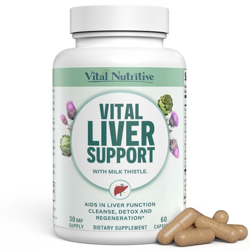 Elintärkeä maksan tuki Uusi Formula Liver Supplement ja Liver Vitamiineja 