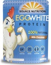1 lb Egg White Protein Powder by Source Nutrition - 25 Grams Protein, Build Lean Muscle, Dairy Free - Maito suklaa