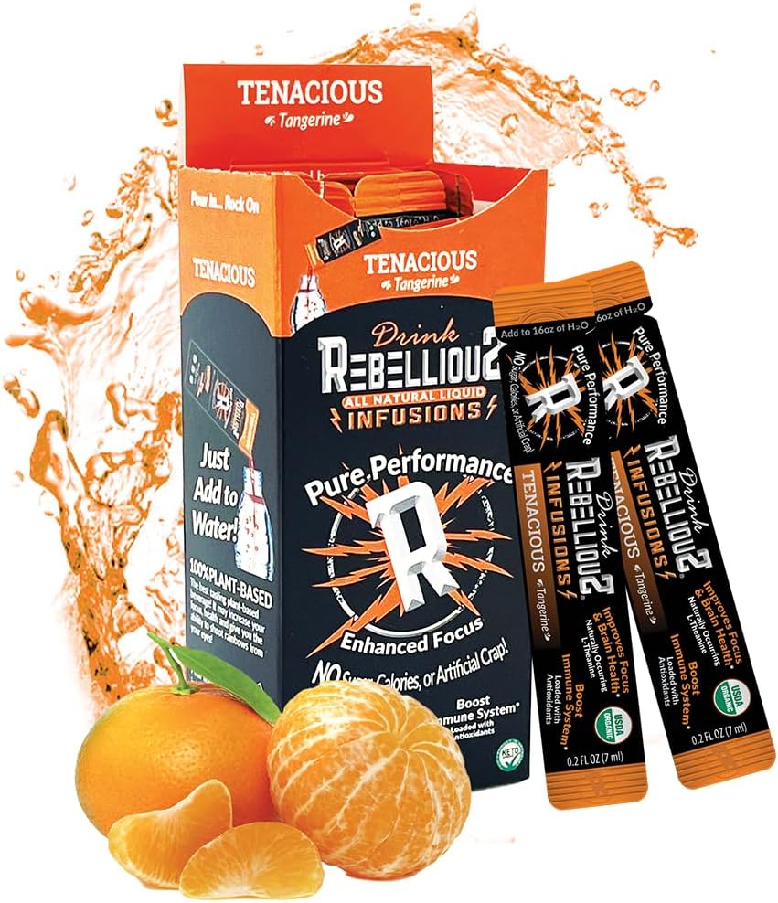 Kapinallinen Tenacious Tangerine Organic Drink Mix 