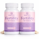 Natifi (2 pullot hedelmällisyyttä prenataali vitamiineja Säätele syklit Balance Hormonit, Apu Ovulation. Conception Monivitamiini naisille. 60 Caps Foolihappo, Myo Inositoli, Vitex