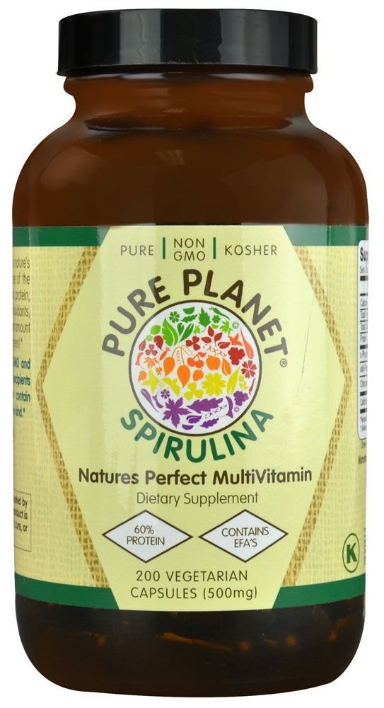 Puhdas planeetta 100% Pure Spirulina, 200 CT