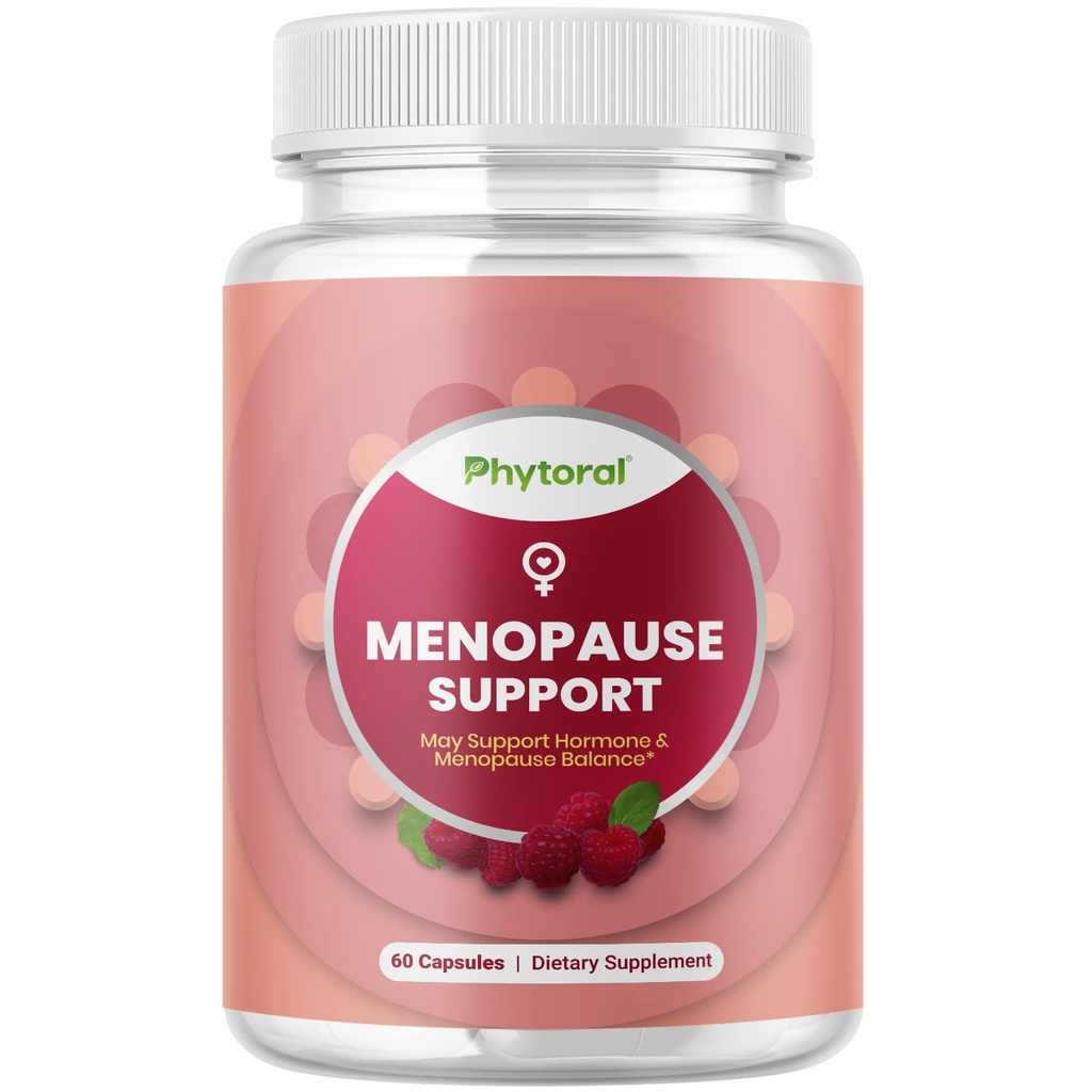 Fytoral Täydellinen kasviperäisten vaihdevuodet täydentää naisille - naisten hormonitasapaino kapselit yöhietot Hot Flass & Mood Swings Dong Quai, Chaste Berry & Black Cohosh Root - 60 Count Pack
