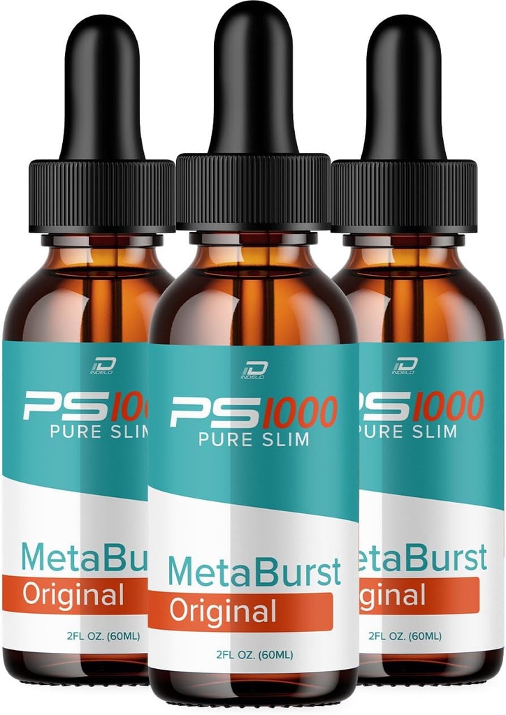 Metaburst PS1000 Pure Drops Liquid Supplement - PS1000 Metaburst Liquid Drops, PS1000 Alkuperäinen Metabolinen tuki täydentää, PS1000 Pure Metaburst Arvostelut (3 pakkaus - 3 kuukauden toimitus)
