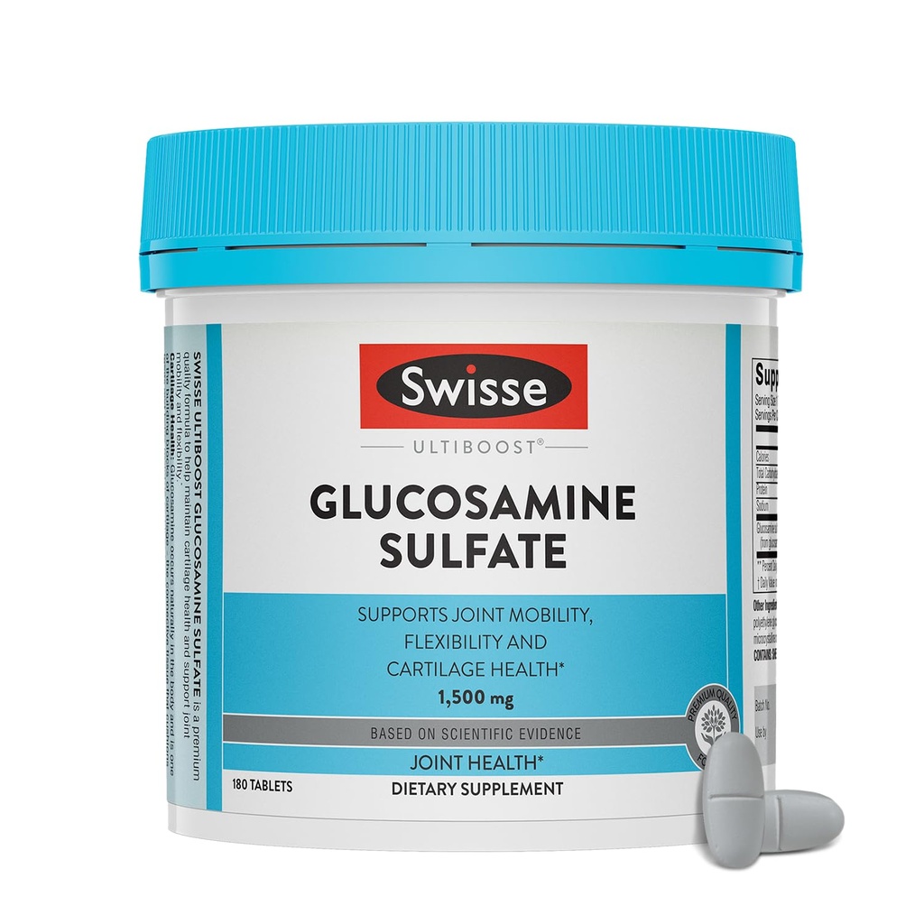 Swisse Glucosamiini Sulfate yhteinen tuki täydentää liikkuvuutta ja joustavuutta Terveys ... Naisten ja miesten