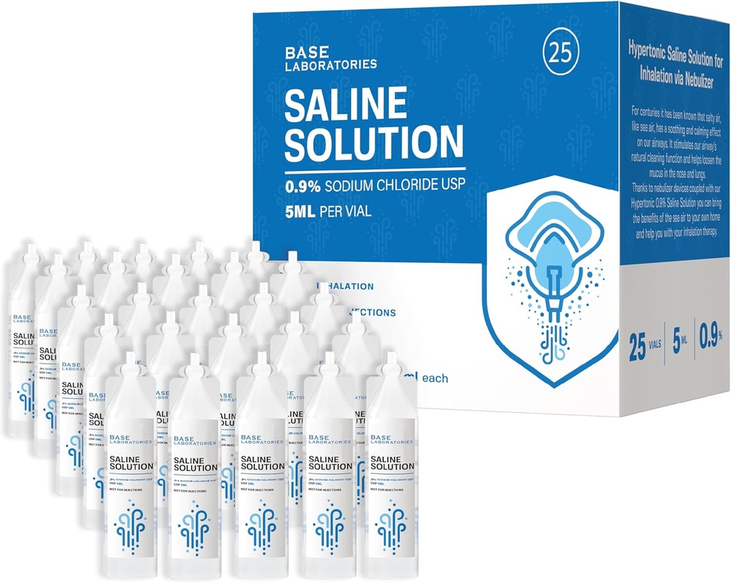 LABORATORIOT 0, 9% Saline Solution for Nebulizer Machine