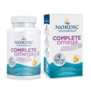Nordic Naturals Complete Omega Xtra, Lemon - 60 Soft Gels - 1360 mg Omega-3 + 76 mg GLA - Terve iho - Kognitio - ei-GMO - 30 Tarjoilut