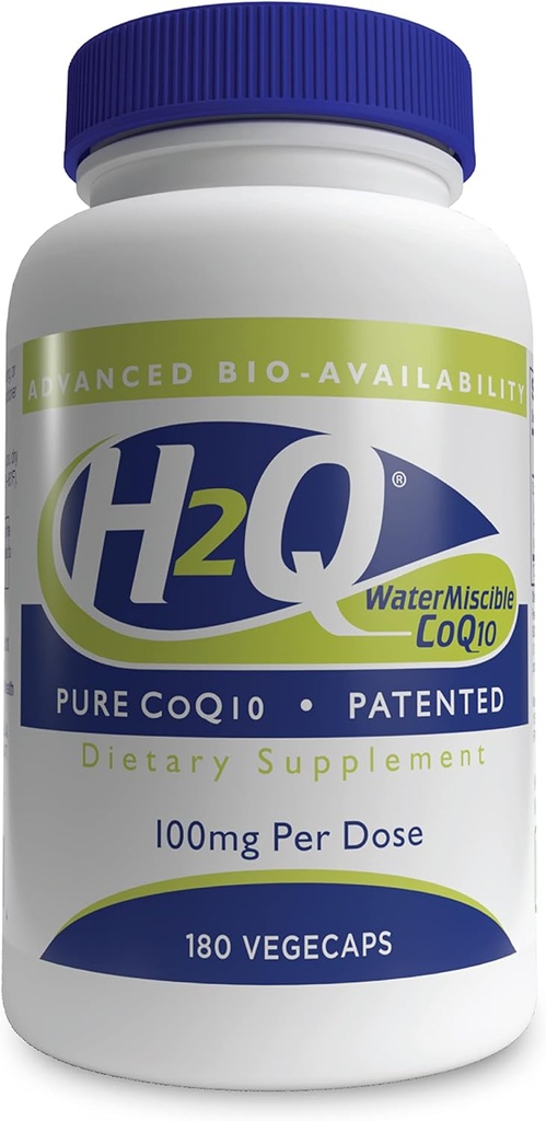H2Q CoQ-10 ja 8X korkeampi imeytyminen Standard Q-10 ... Kliinisesti tutkittuna...