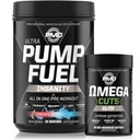PMD Sports Ultra Pump polttoaine hulluus - Esiharjoittelu - Kirsikka Pommijäätelö (30 Servings) Urheilu Omega leikkaa Elite Thermogenic Fat Burner (90 Softgels)