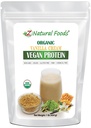 Z Natural Foods Organic Vanilla Cream Vegan Protein Powder, Vanilla Flavored Vegan Protein Supplement, All Natural, Vegan, Non-GMO, 1 kg