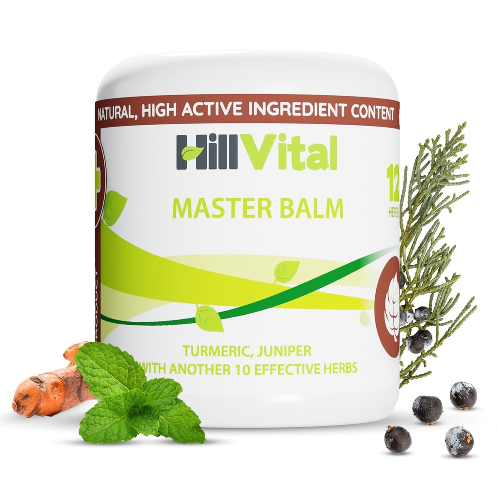HillVital Rheumatic, Arthy Pain Gel Extra Strength - Potent Rheumatoid Niveltulehdus Pain Relief Cream, Turmeric-Arnicar Gel Ache Reliever for Sore Muscle, Relief for nivelet, Tendons, Natural Solution
