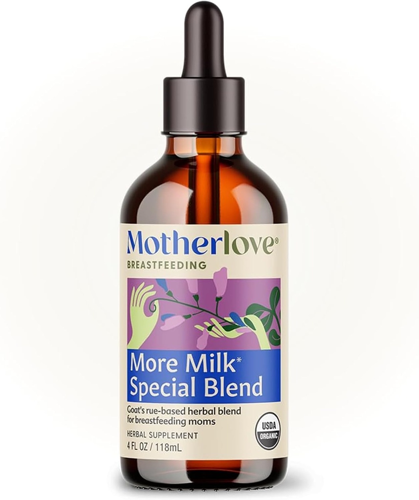 Äitilove Lisää maidon erityinen Blend Tincture (4 oz Value Koko) Yrttinä Imetys täydennysosa w/Goat... Rue rakentaa rintojen kudosta ja tukea rintojen maitoa tarjonta...