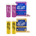 1ABOVE Jet Lag Relief Effervescent Multivitamiini Pycnogenol Travel Supplement for Hydration, Energy, Immuunituki ja nopeampi Recovery - Flight Essential - Citrus 20 Count ja Berry 20 Count