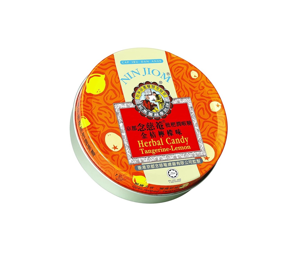 Nin Jiom Herbal Candy-3 Tins (Tangerine-Lemon)