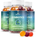 BeLive Synbiootit - Probiootti & Prebioottikuitu Gummies ... Suuri vahvuus inulin (3g), ravintokuitulisä, lasten ja aikuisten digestiivinen tuki - mansikka, sitruuna, mustikkamaku ... 3-pakkaus