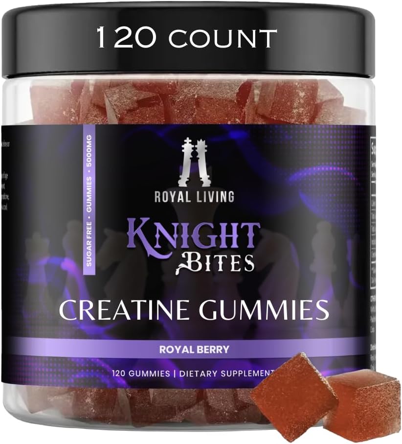 Sokeriton kreatiini Monohydraatti 5g miehille ja naisille, purukumi Creatiini Monohydraatti lihaksen kasvua ja elpymistä, vegaaninen, Mixberry maku, 120