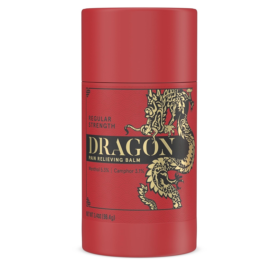 Dragon Balm 3.4oz Rullaus Säännöllinen vahvuus