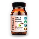 DR WAKDE: n Amla & Licorice - kapselit (60 Veg Caps, Happo- ruoansulatushäiriöön, Ayurvedic Supplement, Vegan, Herbal, All Natural, Made in UK)