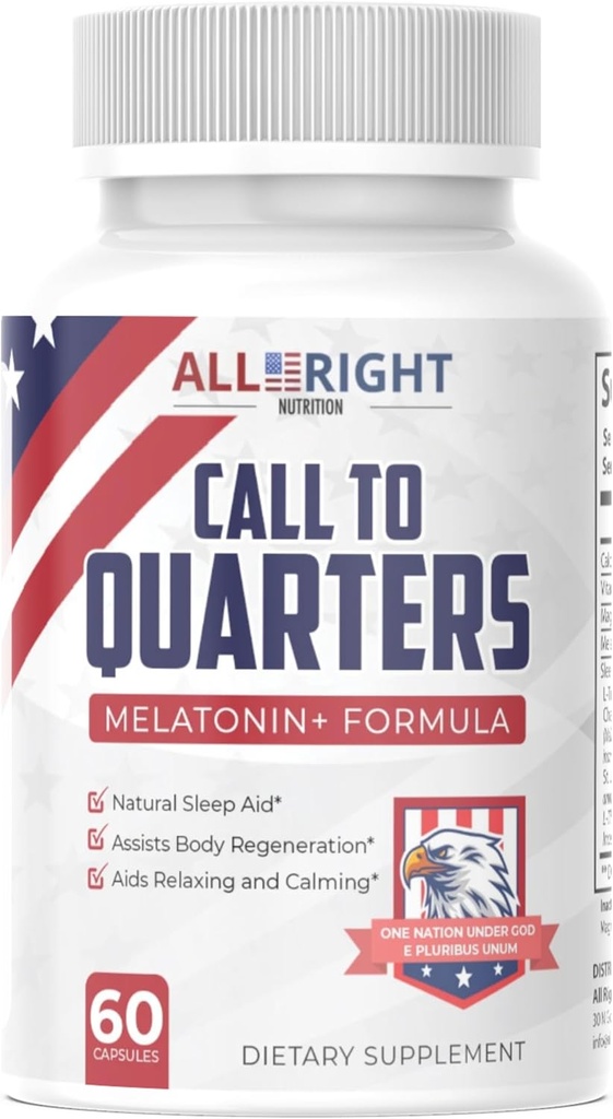 Call to Quarters - uniapu ja rentoutuminen Formula - 60 kapselia