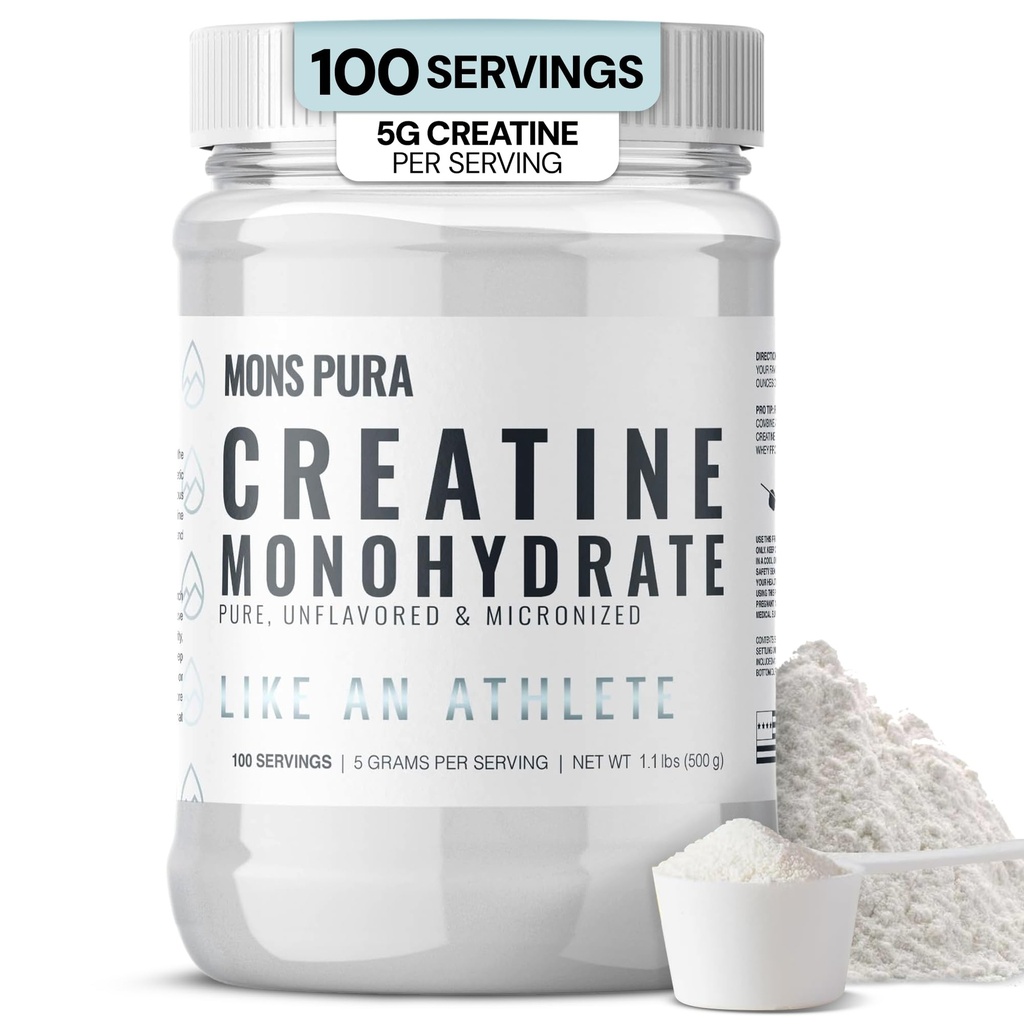 100% puhdasta kreatiini Monohydraattia Powder 