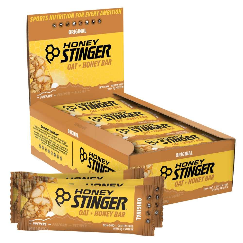 Honey Stinger Kaura + Honey Bar, Alkuperäinen, Energia Pakattu Ruoka Valmistautumaan Liikuntaa, Endurance ja Performance, Urheilu Nutrition Välipala Bar, Esityö, Proteiini, Gluteeniton, Laatikko 12