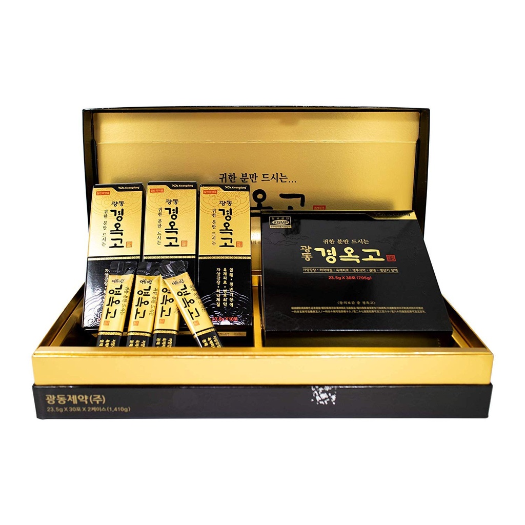 Kwang-Dong Kyung-Ok-Go Korean Nutritious Ginseng Tonic Individual Stick Pouches Gift Set (23,5 g x 60 Stick Pouches)