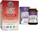Elämänpuutarha Kasvissyöjä Omega 3 6 9 täydennysosa - Raw CoQ10 Chia siemenöljy Koko ruoka ravitsemus & Sinkki täydentää 30mg Korkea teho Raaka sinkki ja C-vitamiinin Multimineral Supplement